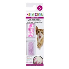 40 Count Nail Caps Cats Assorted Colors Safe Stylish Small 6-8 Lbs