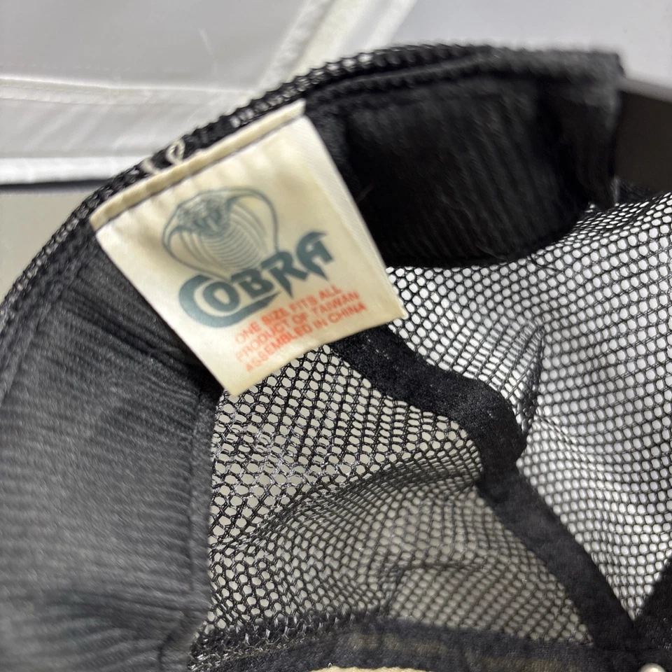 Clandestine Industries Bartskull Bat Logo Negro Blanco Camionero Sombrero Snapback FOB Foto 4 de 4