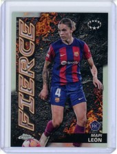 2023-24 TOPPS CHROME WOMENS UEFA CHAMPIONS LEAGUE FIERCE MAPI LEON #8