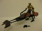 Star Wars Power of the Force 2 Speeder Bike & Leia Organa in Endor Gear COMPLETE