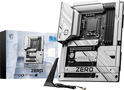 Z790 Project Zero Gaming Motherboard (Support 14th/13th/12th Gen Intel Proces...