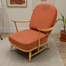 Ercol Windsor Easy Chair Model 203 1970s Gold Label Good Webbing FREE Delivery