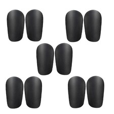 Image of Shin Pads 5-Pack, Black Shock-Absorbing Wear- Football Shin5226