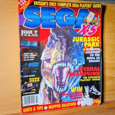 Sega XS Magazine Issue 7 Jurassic Park Eternal Champions Guide