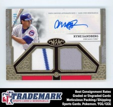 2024 Topps Tier One #T1AR-RS Ryne Sandberg Autographed Tier One Relics Dual #/99