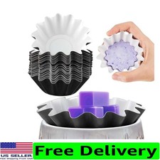 50 Black Reusable Leakproof Wax Melt Liners - Perfect for Scented Warmers