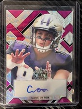 2022 Leaf 1/15 Cade Otton #PA-CO1 Metal Draft Auto Huskies Buccaneers