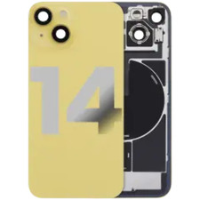 Back Glass w/ MagSafe Magnet  NFC  Flashlight Flex For iPhone 14 Used OEM Pul