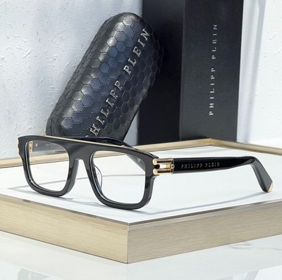 NEW Philipp Plein VPP021V 0703 Matte Black 53mm Eyeglasses