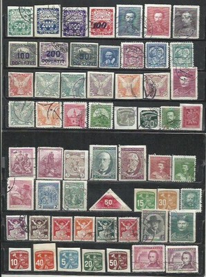 G417G-LOTE ANTIGUOS SELLOS CHECOSLOVAQUIA,SIN TASAR,SIN REPETIDOS,BUENA CALIDAD,