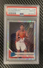 2019-20 Donruss Optic Fanatics Exclusive Rated Rookie Rui Hachimura #188 PSA 10