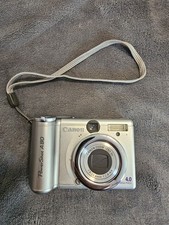 Canon PowerShot A80 4.0MP Digital Camera Silver for parts only