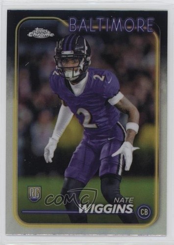 2024 Topps Chrome Rookies Refractor Nate Wiggins #227 Rookie RC 1lz2 - Bild 1 von 3