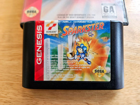 Sega Genesis - Sparkster - Konami Video Game in the Original Box