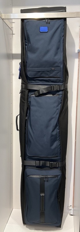 New Authentic Tumi Alpha Ski Snowboad Carry On Travel Trip Luggage Blue