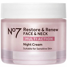 No7 Restore & Renew face & Neck multi action Night Cream For a firmer feeling