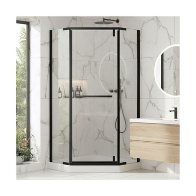 36'' W x 72'' H Neo-Angle Corner Shower Door, Corner Shower Enclosure, Frameles...