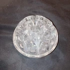 Antique 1910 - 1930 Clear 19 Hole Davidson Glass Flower Frog Made in France 4"