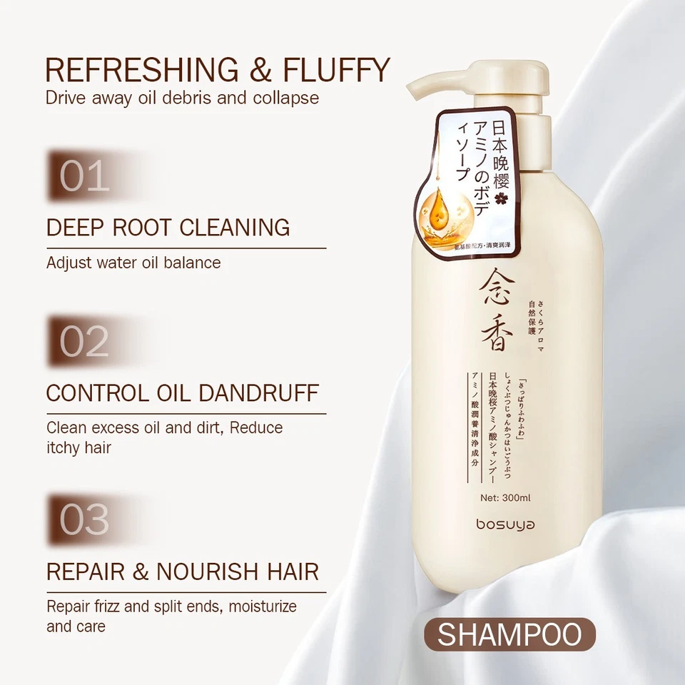 Japanese Shampoo, Japanese Shampoo For Hair Loss - 300ml Japanese Shampoo, Shamp - Image 2 of 4