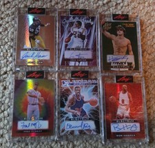 2024 2025 Leaf Electrum Lot OF 6 Chris Carter King Jack Ham Hook Senerchia Autos