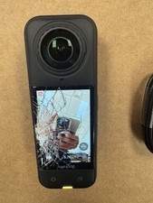Insta360 X5 8K 360 Action Video Cam-HAS COSMETIC- SEE PICS-WORKS 100 -CLEAN LENS