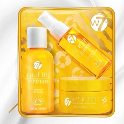 W7 Makeup Way of Life Be Adventurous 3 Piece Travel Set