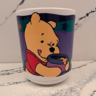 Disney Winnie The Pooh Cup Childrens Kids Melamine Zak Designs Vintage NOS