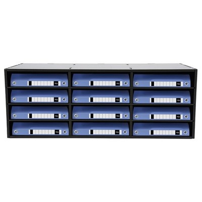  Literature Organizer 12 Slots Compartments Desktop File Sorter Mail Center