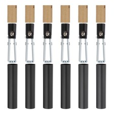 E12 Length Adjustable Candle Bulb Socket, 6 Set Candelabra Base Bulb Holder w...