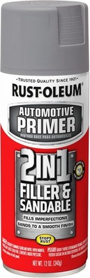Rust-Oleum 260510 Stops Rust Automotive 2-in-1 Filler & Sandable Primer Spray, 1