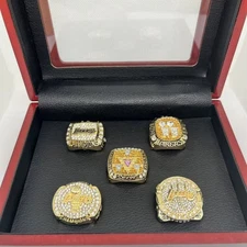 Kobe Bryant-Los Angeles Lakers 5Pcs Ring Set with Box 2000/2001/2002/2009/2010