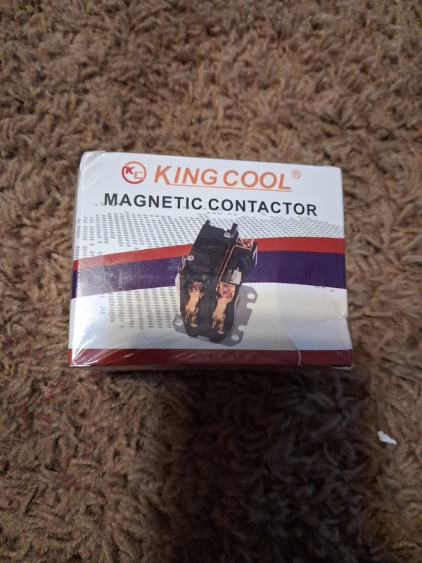 King Cool Magnetic Contactor 30ampfl 2 Pole 24v Coil 50/60hz