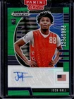 2020-21 Prizm Draft Josh Hall Green Prizm Rookie RC Auto Autograph #PA-JH