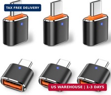 6 Pack USB C to USB Adapter, USB C Male to USB 3.0 Female OTG Adapter for iPhone