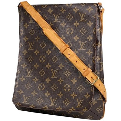 Louis Vuitton Muset Diagonally hung Shoulder Bag Monogram Brown M51256 Women