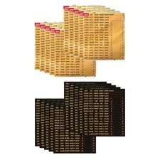 10 Sheets of Circuit Breaker Labels Breaker Box Labels for Office Apartment