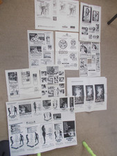 VAMPIRE PLAYGIRLS PRESS AD MATT +EPHEMERA OF 8 SEXPLOITATION AD MATTS 1970/80'S