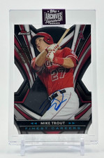 2025 Topps Archives Mike Trout Die Cut Finest Careers 1/1 On Card Auto Angels
