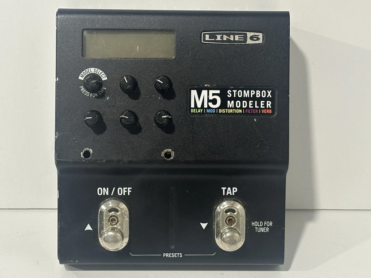 ギター LINE6 STOMPBOX MODELER M5 USED Line 6 M5 Stompbox Modeler Guitar Multi Effects Pedal Processor w