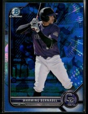 2022 Bowman Draft Sapphire Edition #BDC-179 Warming Bernabel
