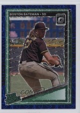 2025 Panini Donruss Optic Rated Prospects Blue Velocity Prizm Boston Bateman 6ks