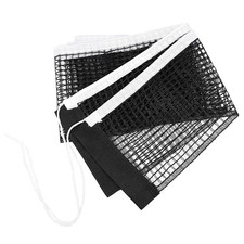 Tischtennisnetz Nylon 175 cm tragbar für Indoor & Outdoor Schwarz