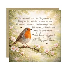 Sympathy Card Those We Love Condolence Card Mourning Bereavement Cards For Adult