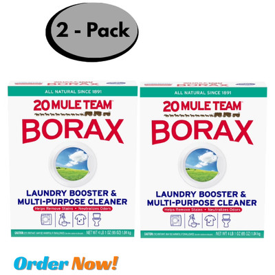 20 Mule Team Detergent Booster - 65oz, 2 Pack