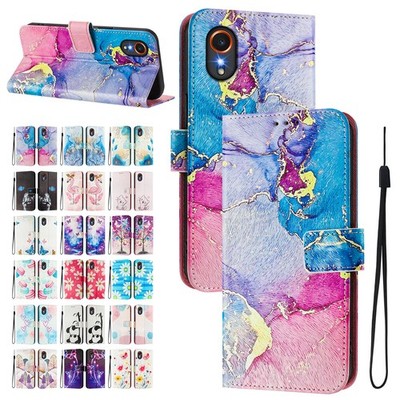 For Google Pixel 10 Pro XL/9A/8/7/6 Cute Flip Stand Magnetic Card Case+Strap