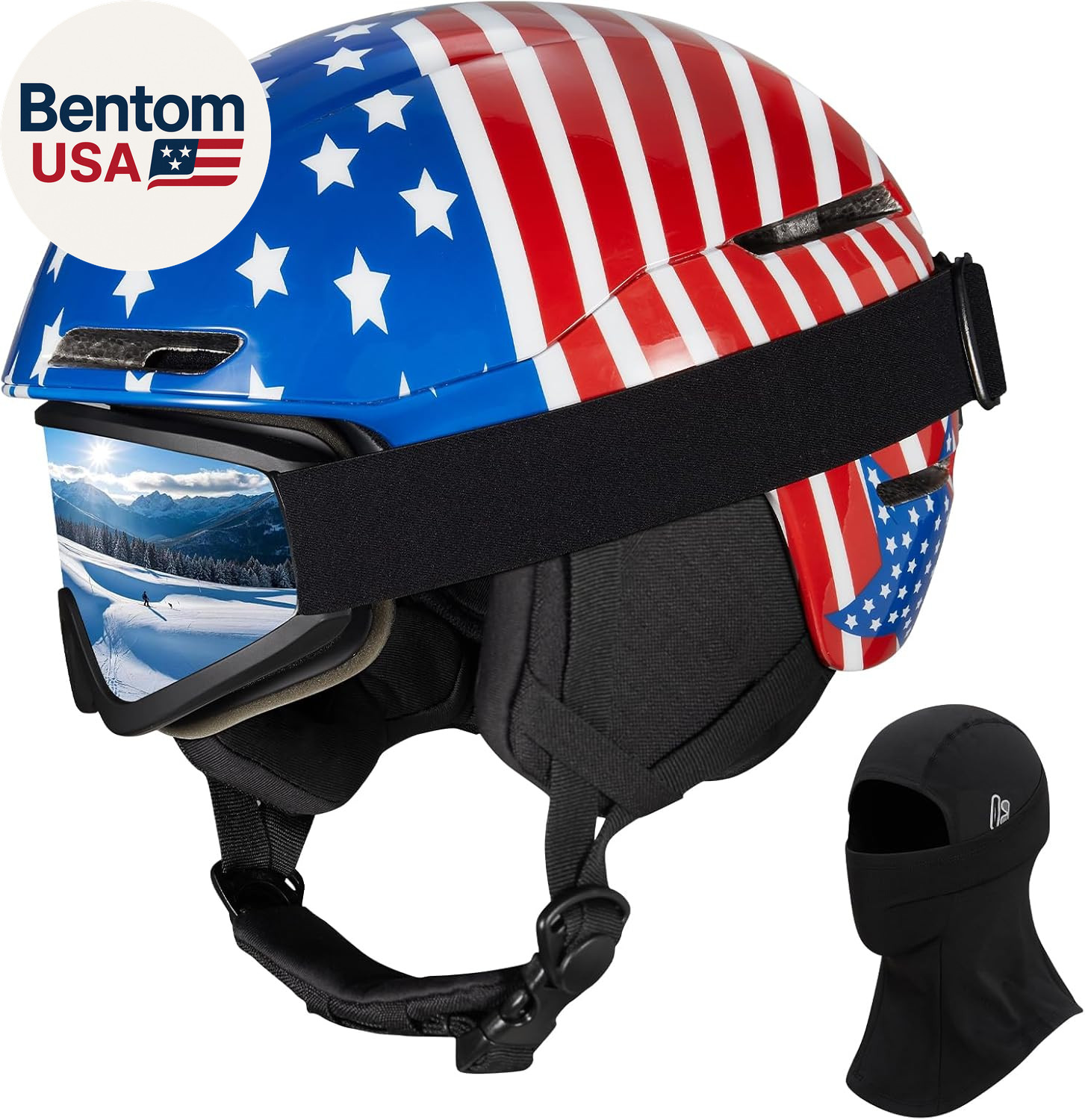 Ski Helmet Snowboard Helmet for Adults Men Women, Adjustable