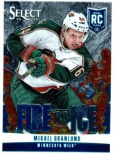 2013-14 Select Fire On Ice Blue Mikael Granlund RC #FR-19