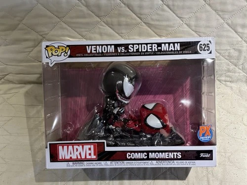 Funko Pop! Venom Vs. Spider-Man #625 Marvel Comic Moments PX Previews Exclusive