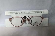 Anthony Martin NY "Chatham" 38 Eyeglass Frames Red,gold 46  19-125