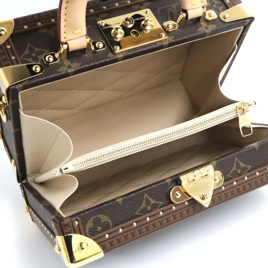 Louis Vuitton Monogram Petite Valises Trunk M20468 2Way Handbag image 7